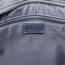 GUCCI GG Supreme Shoulder Bag PVC Black Silver 162904 Auth 202229A-18