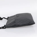 GUCCI GG Supreme Shoulder Bag PVC Black Silver 162904 Auth 202229A-3