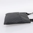 GUCCI GG Supreme Shoulder Bag PVC Black Silver 162904 Auth 202229A-4