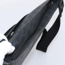 GUCCI GG Supreme Shoulder Bag PVC Black Silver 162904 Auth 202229A-6