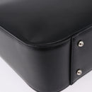 Burberrys Nova Check Hand Bag Leather Black Beige Auth 202233-15