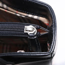 Burberrys Nova Check Hand Bag Leather Black Beige Auth 202233-24