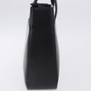 Burberrys Nova Check Hand Bag Leather Black Beige Auth 202233-4