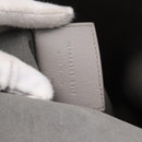 SAINT LAURENT Tote Bag Leather Gray Gold Tone Auth 202234-20
