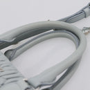 Miu Miu Matelasse Chain Shoulder Bag Leather 2way Light Blue Silver Auth 202235M-14