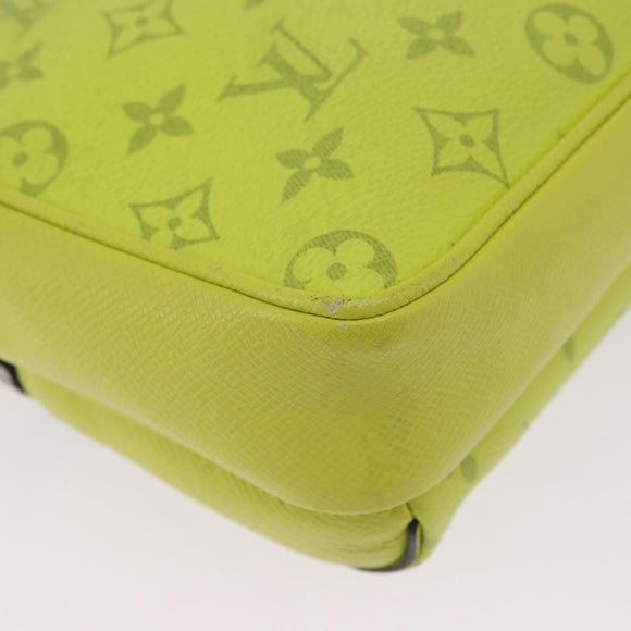 LOUIS VUITTON Taigalama Outdoor Messenger PM Bag Yellow M30239 LV Auth 202236M