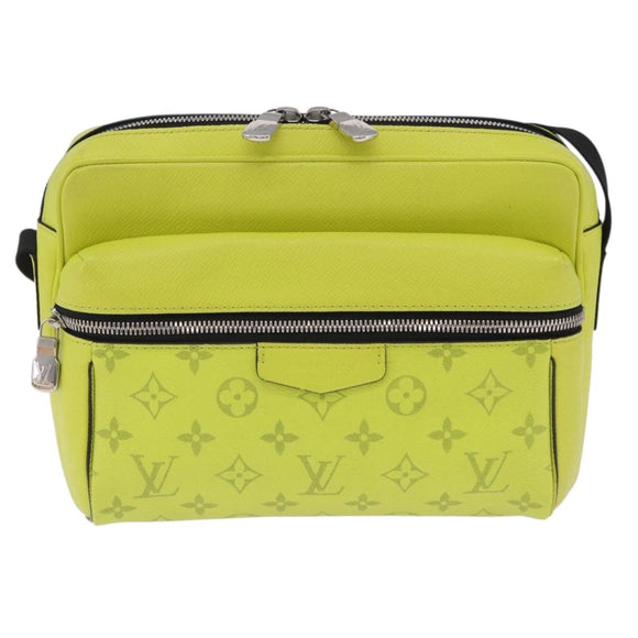 LOUIS VUITTON Taigalama Outdoor Messenger PM Bag Yellow M30239 LV Auth 202236M