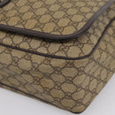 GUCCI GG Supreme Shoulder Bag PVC Beige 222291 Auth 202237-9