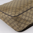 GUCCI GG Supreme Shoulder Bag PVC Beige 222291 Auth 202237-16