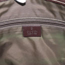 GUCCI GG Supreme Shoulder Bag PVC Beige 222291 Auth 202237-17