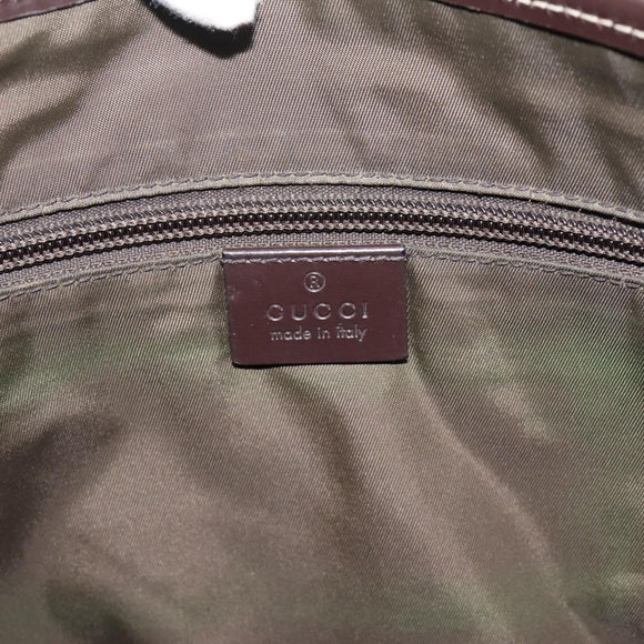 GUCCI GG Supreme Shoulder Bag PVC Beige 222291 Auth 202237