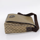 GUCCI GG Supreme Shoulder Bag PVC Beige 222291 Auth 202237-4