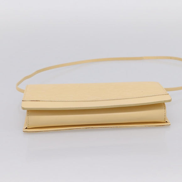 LOUIS VUITTON Epi Leather Honfleur Shoulder Bag Vanilla M5273A LV Auth 202238V