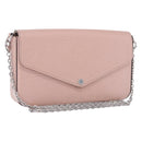 LOUIS VUITTON Epi Pochette Felice Shoulder Bag Rose Claire M62467 Auth 202241A-1