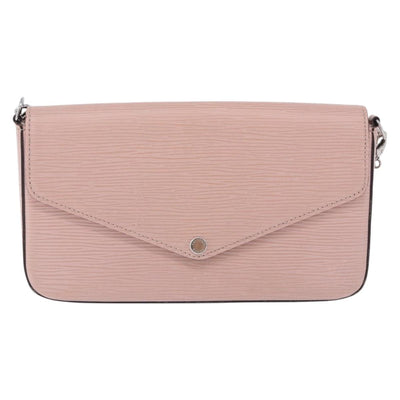 LOUIS VUITTON Epi Pochette Felice Shoulder Bag Rose Claire M62467 Auth 202241A - 0