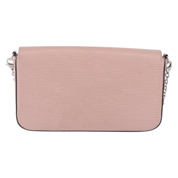 LOUIS VUITTON Epi Pochette Felice Shoulder Bag Rose Claire M62467 Auth 202241A