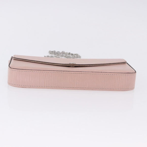 LOUIS VUITTON Epi Pochette Felice Shoulder Bag Rose Claire M62467 Auth 202241A
