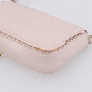 GIVENCHY Shoulder Bag Leather Pink Gold Tone Auth 202242A-16