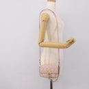 GIVENCHY Shoulder Bag Leather Pink Gold Tone Auth 202242A-23