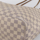 LOUIS VUITTON Damier Azur Neverfull MM Tote Bag N41605 LV Auth 202243-16