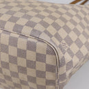 LOUIS VUITTON Damier Azur Neverfull MM Tote Bag N41605 LV Auth 202243-18