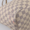 LOUIS VUITTON Damier Azur Neverfull MM Tote Bag N41605 LV Auth 202243-19