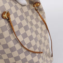 LOUIS VUITTON Damier Azur Neverfull MM Tote Bag N41605 LV Auth 202243-20