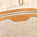 LOUIS VUITTON Damier Azur Neverfull MM Tote Bag N41605 LV Auth 202243-21