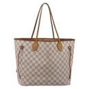 LOUIS VUITTON Damier Azur Neverfull MM Tote Bag N41605 LV Auth 202243-13