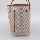 LOUIS VUITTON Damier Azur Neverfull MM Tote Bag N41605 LV Auth 202243-4