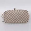 LOUIS VUITTON Damier Azur Neverfull MM Tote Bag N41605 LV Auth 202243-5