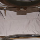 MARNI Hand Bag Leather 2way Gold Silver Auth 202246A-17