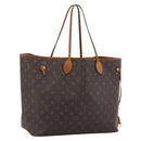 LOUIS VUITTON Monogram Neverfull GM Tote Bag M40157 LV Auth 202247-1