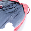 GUCCI Horsebit Shoulder Bag Canvas Navy Gold Tone Auth 202249-17