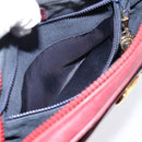 GUCCI Horsebit Shoulder Bag Canvas Navy Gold Tone Auth 202249-20