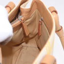 BURBERRY Hand Bag Canvas Yellow Beige Auth 202250A-20
