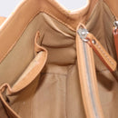BURBERRY Hand Bag Canvas Yellow Beige Auth 202250A-22