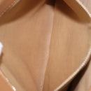 BURBERRY Hand Bag Canvas Yellow Beige Auth 202250A-25