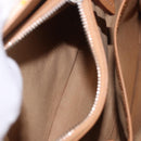 BURBERRY Hand Bag Canvas Yellow Beige Auth 202250A-27