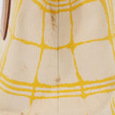 BURBERRY Hand Bag Canvas Yellow Beige Auth 202250A-6