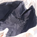 Burberrys Nova Check Tote Bag Canvas Beige Silver Auth 202251A-18