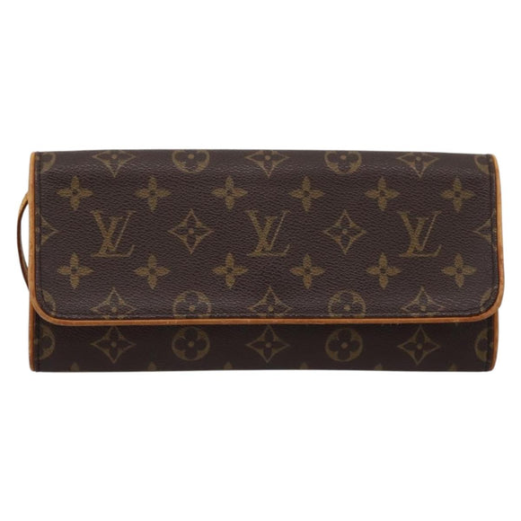 LOUIS VUITTON Monogram Pochette Twin GM Shoulder Bag M51852 LV Auth 202254
