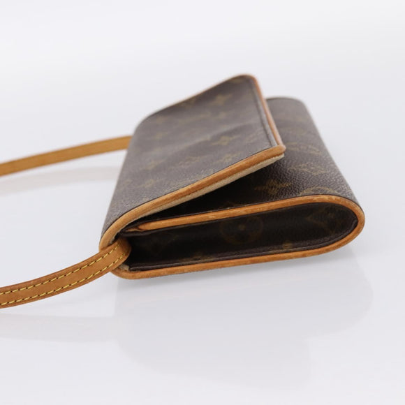 LOUIS VUITTON Monogram Pochette Twin GM Shoulder Bag M51852 LV Auth 202254
