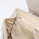 CELINE Shoulder Bag Leather Beige Gold Tone Auth 202258A-22