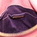Miu Miu Vitellolux Hand Bag Leather 2way Pink Gold Auth 202259M-21