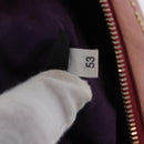 Miu Miu Vitellolux Hand Bag Leather 2way Pink Gold Auth 202259M-11