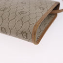 Christian Dior Honeycomb Shoulder Bag PVC Leather Beige Gold Tone Auth 202260-10