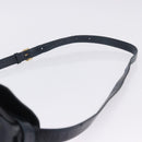 LOEWE Shoulder Bag Leather Navy Gold Tone Auth 202262-14