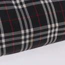 BURBERRY Nova Check Tote Bag Canvas Black Beige Auth 202264-10