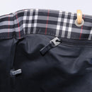 BURBERRY Nova Check Tote Bag Canvas Black Beige Auth 202264-19